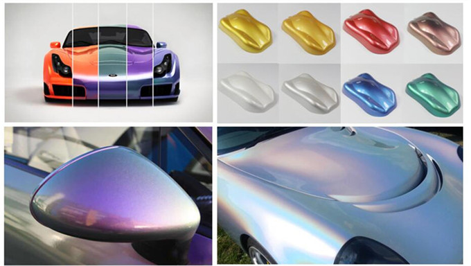 Pearl pigment for automotive