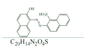 Pigment red 49:1 Molecular formula
