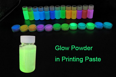Инструкция по приготовлению и использованию светящегося порошка в печатной пасте