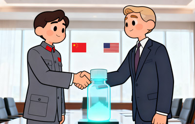 Контроль за экспортом редкоземельных металлов приостановлен: светящийся в темноте порошок можно экспортировать в обычном режиме!