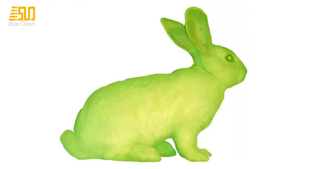 зеленый флуоресцентный кролик